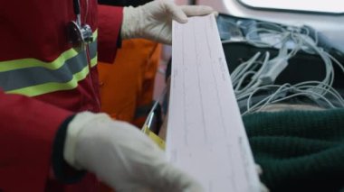 ECG çizgisi okunuyor