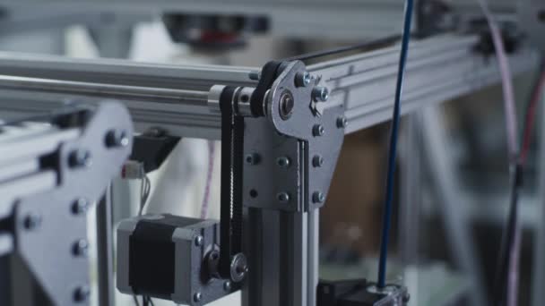 Meccanismo della moderna stampante 3D — Video Stock