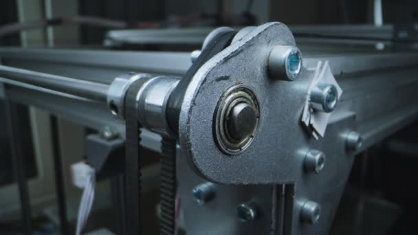 Draaimechanisme van 3D-printer — Stockvideo