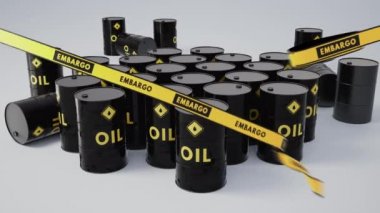 Çoklu varil petrol animasyonu