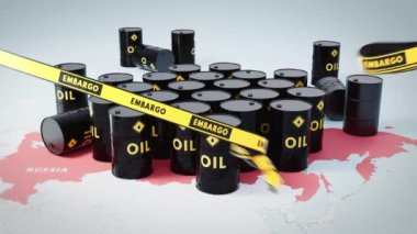 Çoklu varil petrol animasyonu