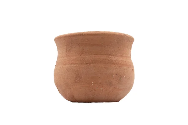 Pottery Jug Isolated White Background — Stock Photo, Image