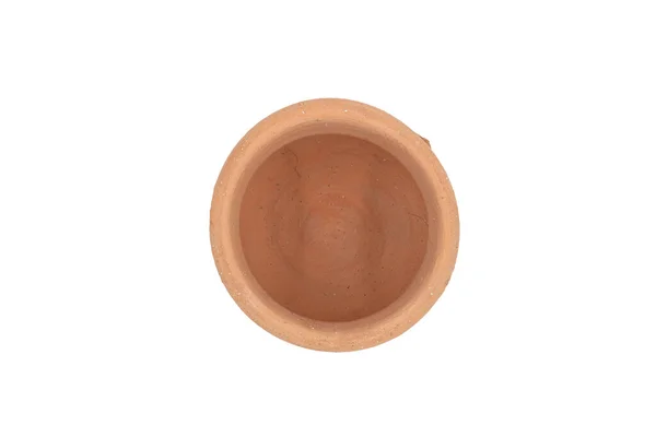 Keramik Kanna Isolerad Vit Bakgrund — Stockfoto