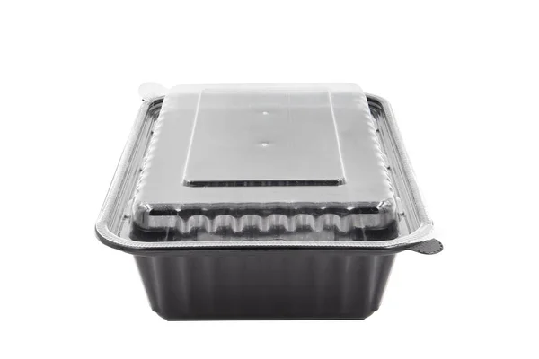 Plastic Food Packaging Tray Clear Plastic Cover — Stockfoto
