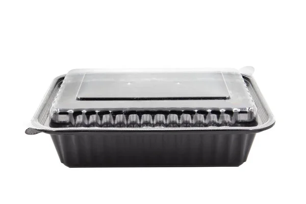 Plastic Food Packaging Tray Clear Plastic Cover — Stockfoto