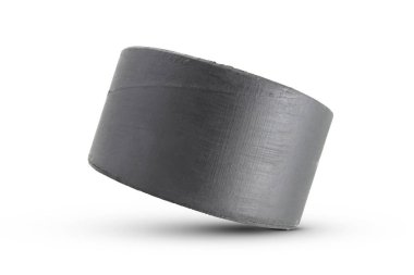 Boş gri çimento çiçekleri ve bitkiler beyaz arka planda izole edilmiş.