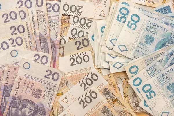 Polnisches Geld Zloty 200 Pln Finanzkonzept — Stockfoto