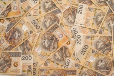 Polonya 200 Zlotych arka plan olarak fatura ediyor. Zygmunt I 