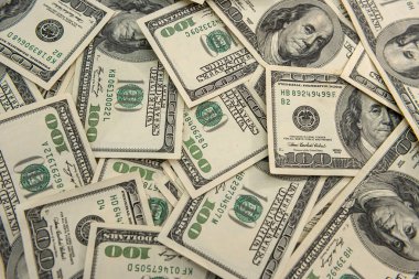 bize dolar banknotları, finansal konsept