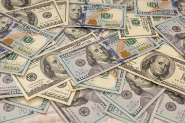 bize dolar banknotları, finansal konsept