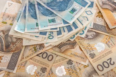Tasarım için arka plan olarak para cilası. finansal kavram