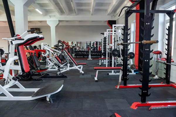 Ginásio Onde Todas Pessoas Dispostas Vão Para Manter Saúde Fitness — Fotografia de Stock