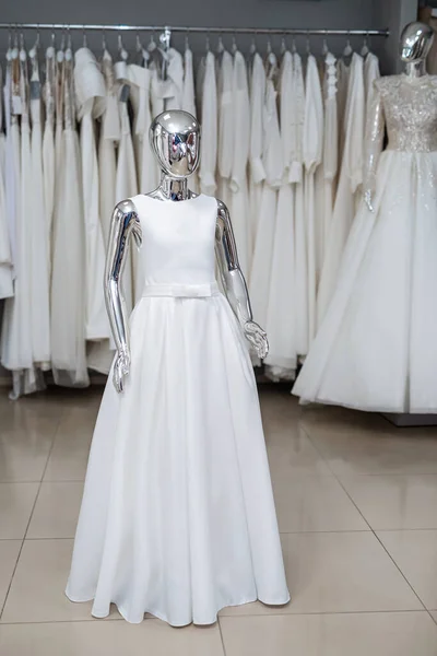 Fashion Wedding Dresses Trends Bridal Boutique — Foto Stock