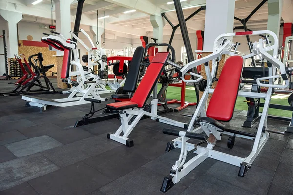 the gym where all willing people go to maintain health and fitness invites everyone. Health concept in the gym