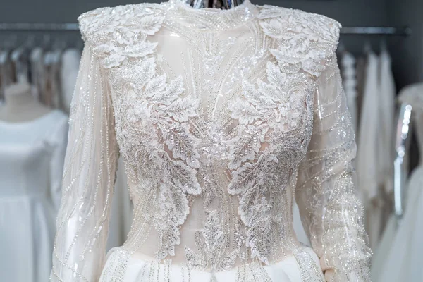 Fashion Wedding Dresses Trends Bridal Boutique — ストック写真