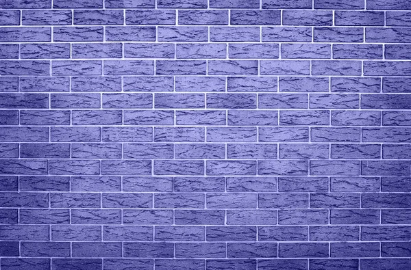 Fondo Abstracto Textura Pared Ladrillo Teñido Color Púrpura Muy Peri —  Fotos de Stock