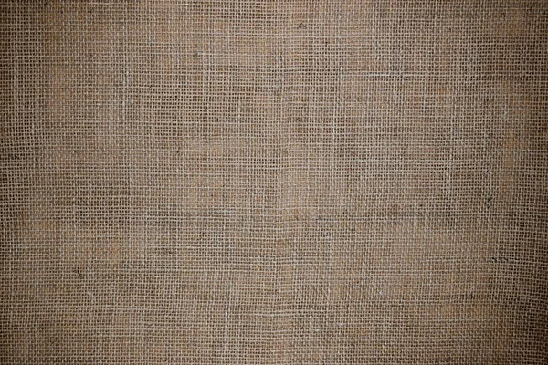 Soyut arkaplan. Çuval bezi dokusu yakın. Kırsal, kalın keten kumaş..