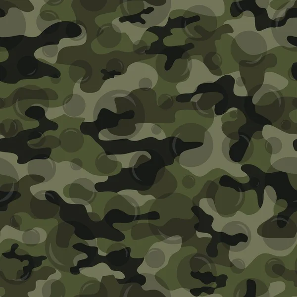 Abstract Vector Military Camouflage Pattern Trendy Army Texture Textiles — 图库矢量图片