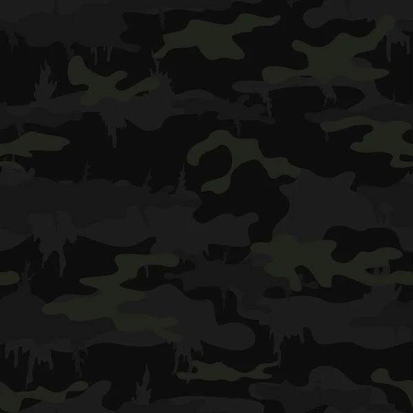 Abstract Vector Military Camouflage Pattern Trendy Army Texture Textiles — Stock Vector