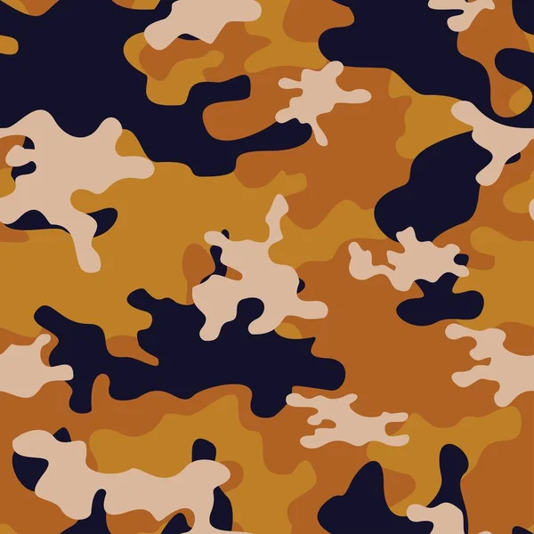 Abstract Vector Military Camouflage Pattern Trendy Army Texture Textiles — Stock Vector