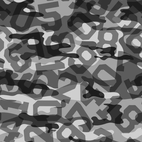 Padrão Camuflagem Militar Vetor Abstrato Textura Exército Moda Têxteis —  Vetores de Stock