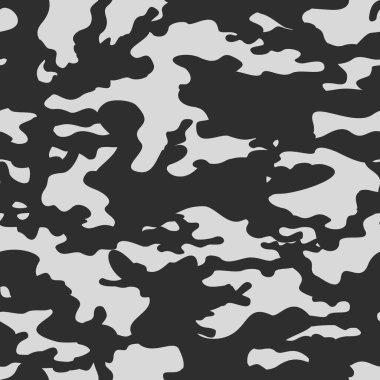 Kamuflaj vektörü kusursuz desen, askeri doku, ordu üniforması. Süs