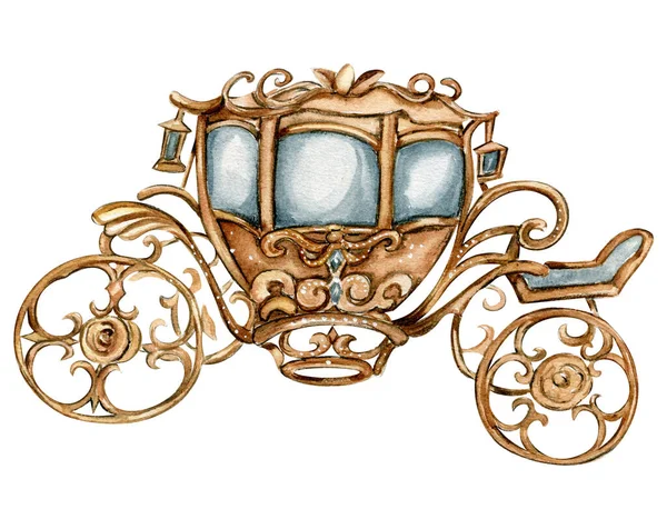 Набор Cinderella Мышь Старые Книги Зеркало Карета Корона Волшебный Ван — стоковый вектор