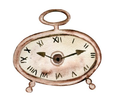 Suluboya Paskalya çiçekleri, yapraklar, buket, narsissiz desenli dijital kağıt tavşan, pasta, ahşap ev, saat.