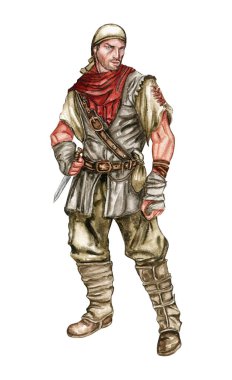 Küçük Kırmızı Başlıklı Kız, avcı, büyükanne, kurt, sepet, ev hakkındaki kitap için çizimler