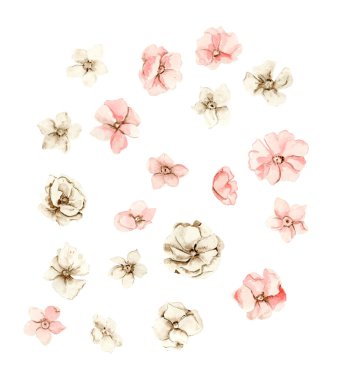 Suluboya dans eden küçük balerinler