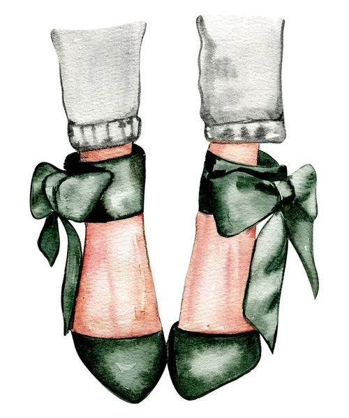 Модные Ноги Высоких Каблуках — стоковое фото