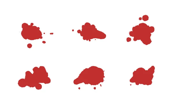 Blood Splatter Collection Vector File — Image vectorielle