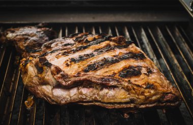 different cuts of excellent quality beef grilled
