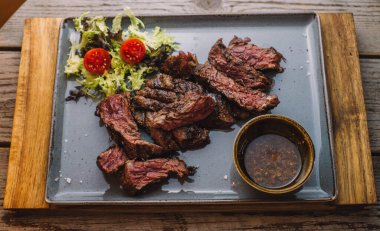 Mükemmel kalite ızgaranın farklı kesimleri.