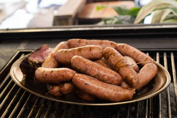 Diferentes Cortes Excelente Qualidade Carne Grelhada — Fotografia de Stock