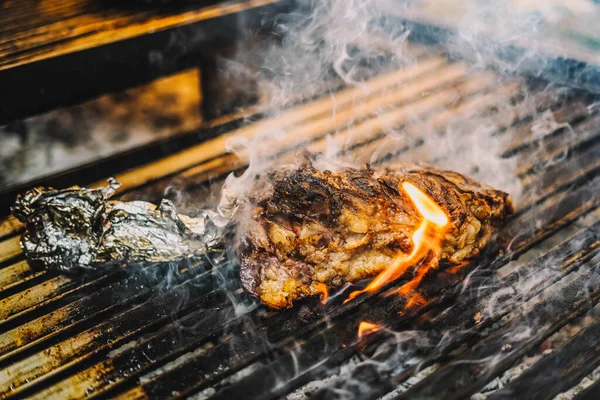 Gegrilde Rundvlees Van Uitstekende Kwaliteit — Stockfoto