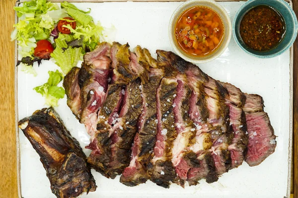 Grilled Beef Excellent Quality Fancy Restaurant — Stockfoto