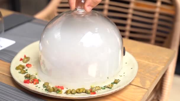 Sublime Plate Top Quality Beef Tartare — Video Stock