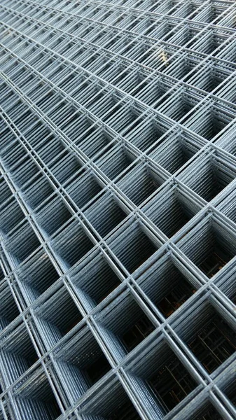 Metal Grid Background Texture Wallpaper — Stock Photo, Image