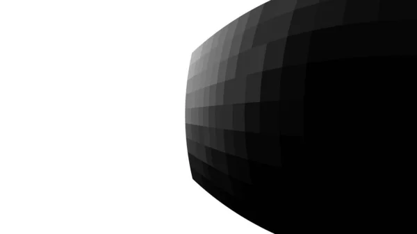 siyah ve beyaz soyut arkaplan 3D