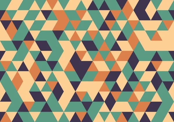 Decoración Diseño Patrón Repetición Triángulo Multicolor Ilustración Sin Costura — Archivo Imágenes Vectoriales