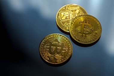 Dijital kripto para engelleme sembolü. ödeme