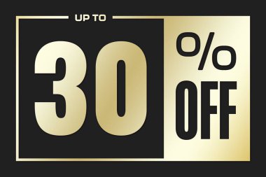 30 Price labele sale promotion market discount percent. offer store