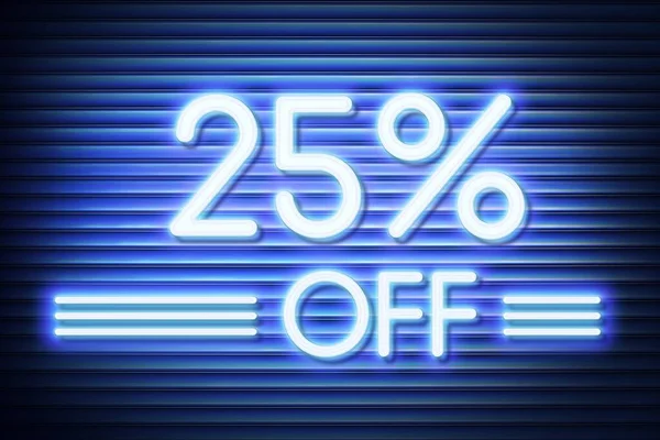 Price Labele Sale Promotion Market Discount Percent Banner Shop Neon — Zdjęcie stockowe