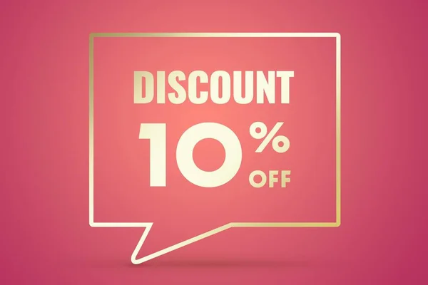 Image Discount Message Pink Background Price Labele Sale Promotion Market —  Fotos de Stock