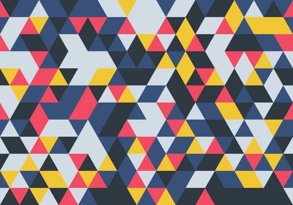 Multicolor Triangle Repeat Pattern Design Decoration Decorative Seamless Background Geometric — Archivo Imágenes Vectoriales