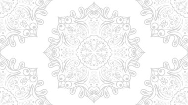 Flower pattern ornament background vector. wedding abstract