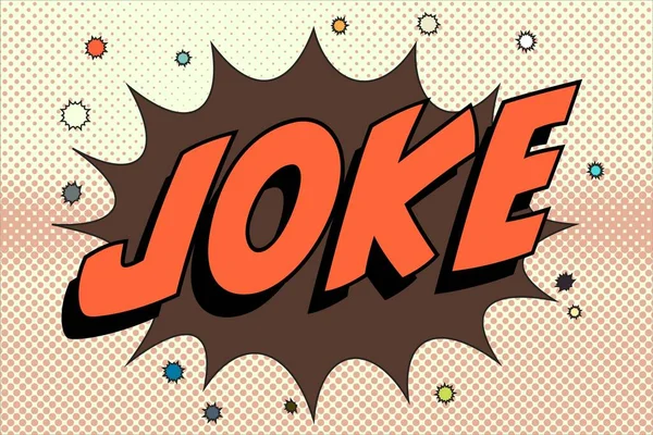 Joke Abstract Cartoon Frame Vector Background Design Balloon Pattern Symbol — Stock Vector