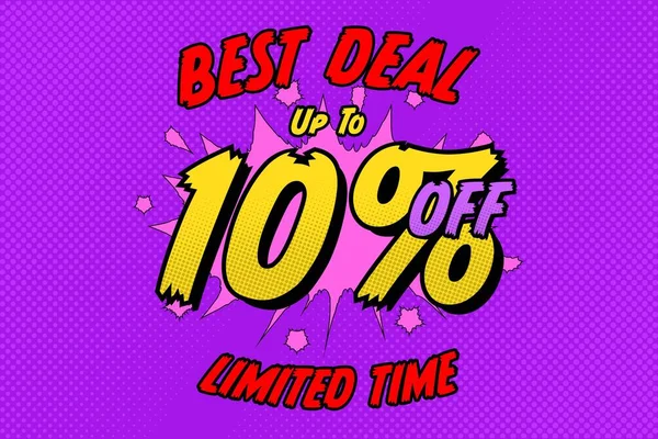 10 ten Percent off sale discount shopping banner balloon cartoon. frame fashion