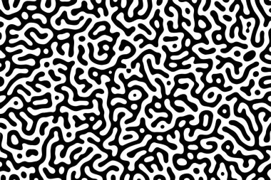 Turing ornament halftone puzzle pattern. retro vintage